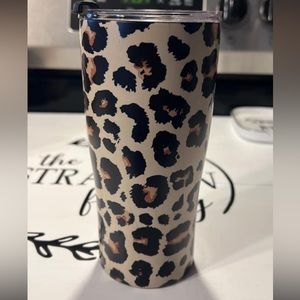 Cheetah print tumbler